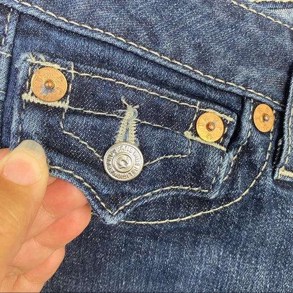 True Religion Rainbow Stitched Straight Jeans - Picture 5 of 13